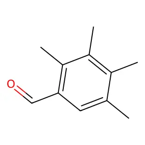 2,3,4,5-Tetramethylbenzaldehyde structure