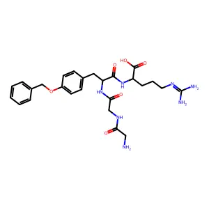 H-Gly-Gly-DL-Tyr(Bn)-DL-Arg-OH structure