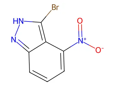 3-bromo-4-nitro-1H-indazole structure