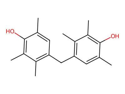 Phenol, 4,4'-methylenebis[2,3,5-trimethyl- structure