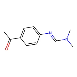 Formamidine, N'-(p-acetylphenyl)-N,N-dimethyl- structure