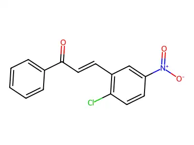3-(2-Chloro-5-nitrophenyl)-1-phenylprop-2-en-1-one structure