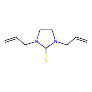2-Imidazolidinethione, 1,3-diallyl- structure