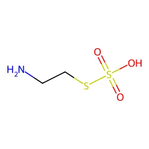 硫代硫酸S-(2-氨基乙基)酯 structure