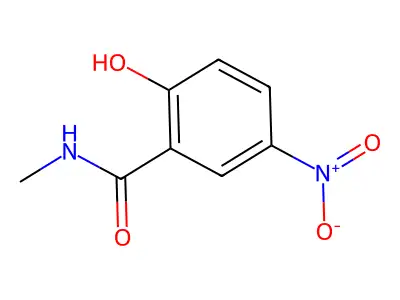 2-hydroxy-N-methyl-5-nitrobenzamide structure