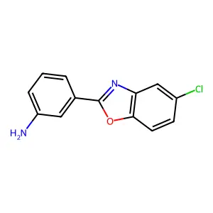 3-(5-氯-2-苯并恶唑基)苯胺 structure