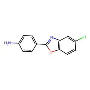 4-(5-氯-1,3-苯并恶唑-2-基)苯胺 structure