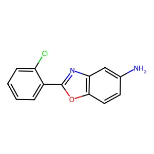 2-(2-Chlorophenyl)-5-benzoxazolamine structure