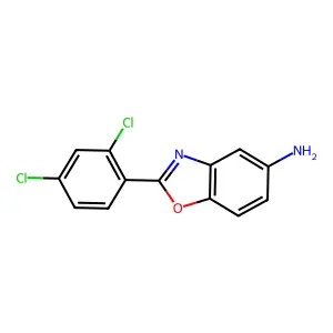 2-(2,4-Dichlorophenyl)-1,3-benzoxazol-5-amine structure
