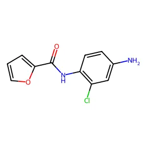 N-(4-amino-2-chlorophenyl)furan-2-carboxamide structure