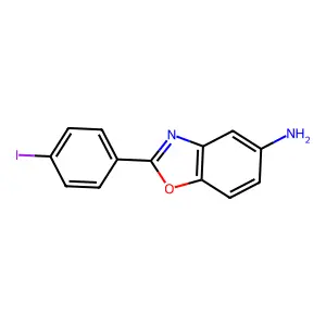 2-(4-Iodophenyl)-1,3-benzoxazol-5-amine structure