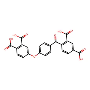 4-{4-[(2,4-Dicarboxyphenyl)carbonyl]phenoxy}benzene-1,2-dicarboxylic acid structure
