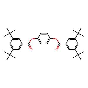 4-[(3,5-Ditert-butylbenzoyl)oxy]phenyl 3,5-ditert-butylbenzoate structure