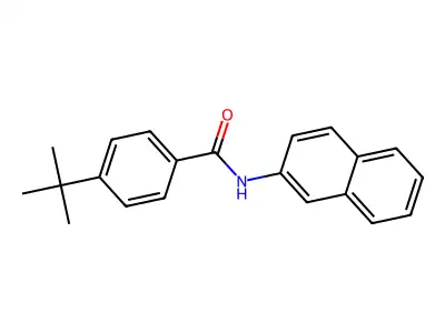 4-tert-butyl-N-(naphthalen-2-yl)benzamide structure