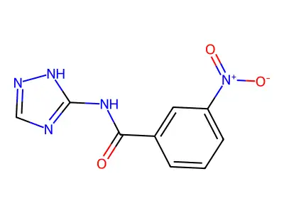 3-nitro-N-(1H-1,2,4-triazol-5-yl)benzamide structure