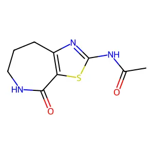 N-(4-Oxo-5,6,7,8-tetrahydro-4H-(1,3)thiazolo(5,4-C)azepin-2-YL)acetamide structure
