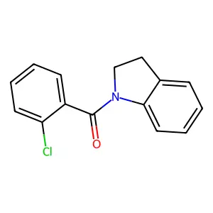 (2-Chlorophenyl)(indolin-1-yl)methanone structure