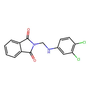 2-{[(3,4-dichlorophenyl)amino]methyl}-1H-isoindole-1,3(2H)-dione structure