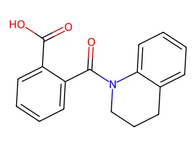 2-(3,4-dihydroquinolin-1(2H)-ylcarbonyl)benzoic acid structure