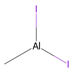 Aluminum, diiodomethyl- structure
