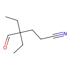 4-乙基-4-甲酰基己腈 structure