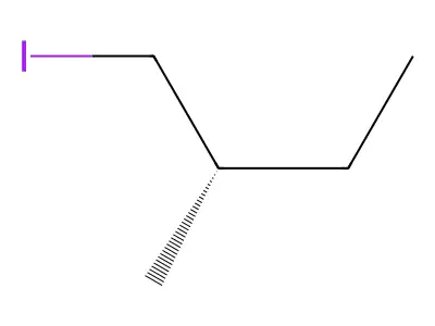 1-Iodo-2-methylbutane structure