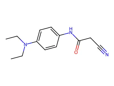 2-cyano-N-[4-(diethylamino)phenyl]acetamide structure