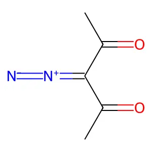 3-Diazopentane-2,4-dione structure