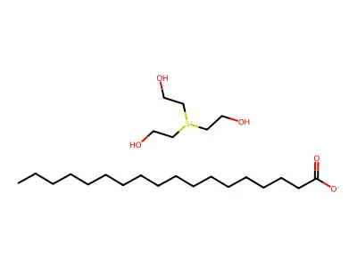 Tris(2-hydroxyethyl)sulphonium stearate structure
