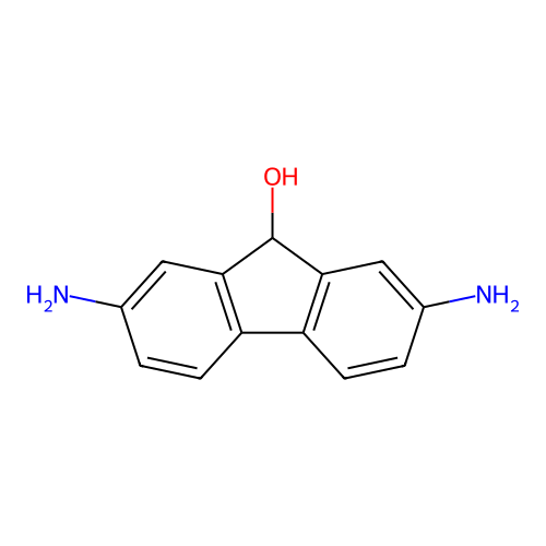 2,7-Diamino-9h-fluoren-9-ol structure
