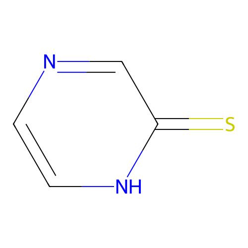 2-Mercaptopyrazine structure