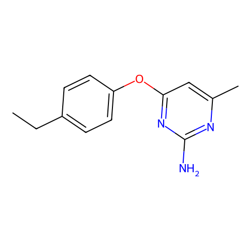 4-(4-Ethylphenoxy)-6-methylpyrimidin-2-amine structure