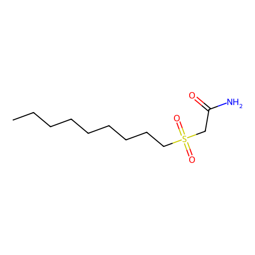 2-Nonylsulfonylacetamide structure