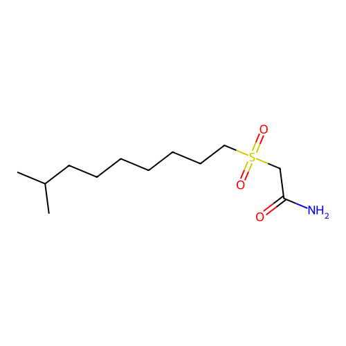 2-(8-Methylnonylsulfonyl)acetamide structure
