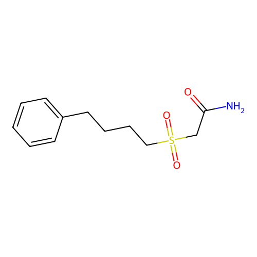 2-(4-苯基丁磺酰基)乙酰胺 structure