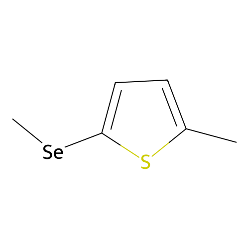 Thiophene, 2-methyl-5-(methylselenyl)- structure