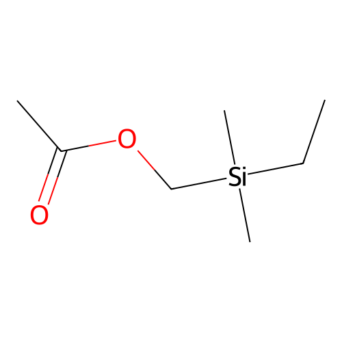 [Ethyl(dimethyl)silyl]methyl acetate structure