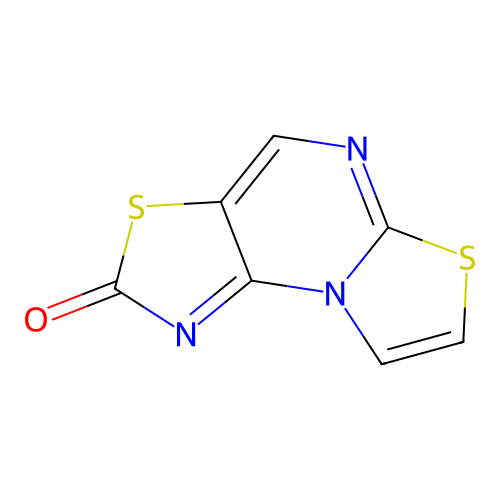2-Oxobis[1,3]thiazolo[3,2-a:5',4'-e]pyrimidin-9-ium-1-ide structure