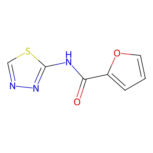 N-(1,3,4-thiadiazol-2-yl)furan-2-carboxamide structure