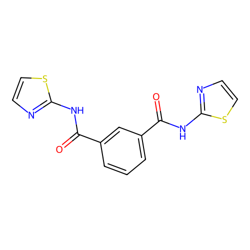 N,N'-Bis(2-thiazolyl)isophthalamide structure