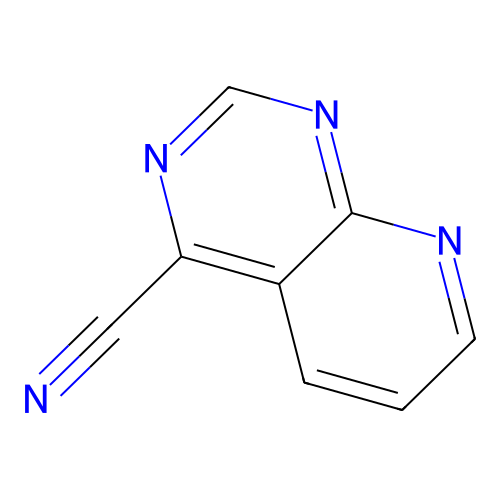 Pyrido[2,3-d]pyrimidine-4-carbonitrile structure