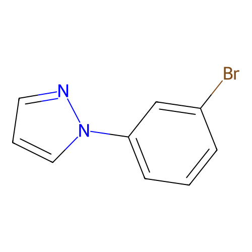 1-(3-Bromo-phenyl)-1H-pyrazole structure