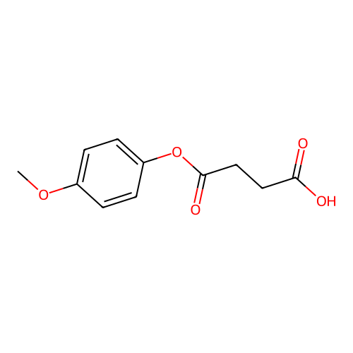 4-Methoxyphenyl Hydrogen Succinate structure