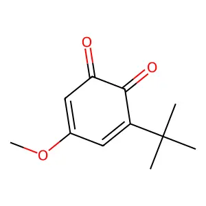 3-tert-Butyl-5-methoxy-1,2-benzoquinone structure