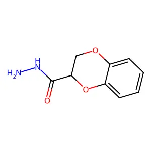 2,3-二氢-1,4-苯并二噁英-2-甲酰肼 structure