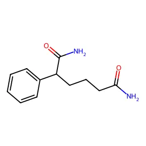 2-Phenylhexanediamide structure