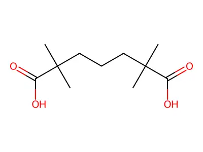 2,2,6,6-Tetramethylpimelic Acid structure