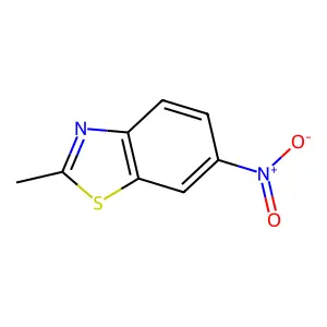 Benzothiazole, 2-methyl-6-nitro- structure