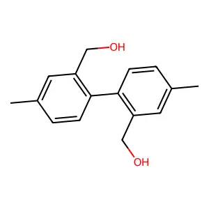 (4,4'-Dimethylbiphenyl-2,2'-diyl)dimethanol structure