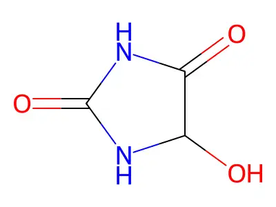 5-羟基海因 structure